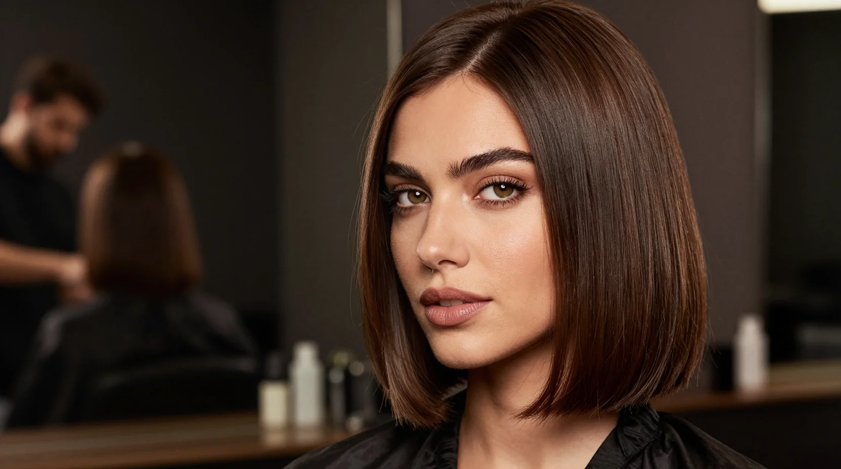 Moderner Bob-Schnitt