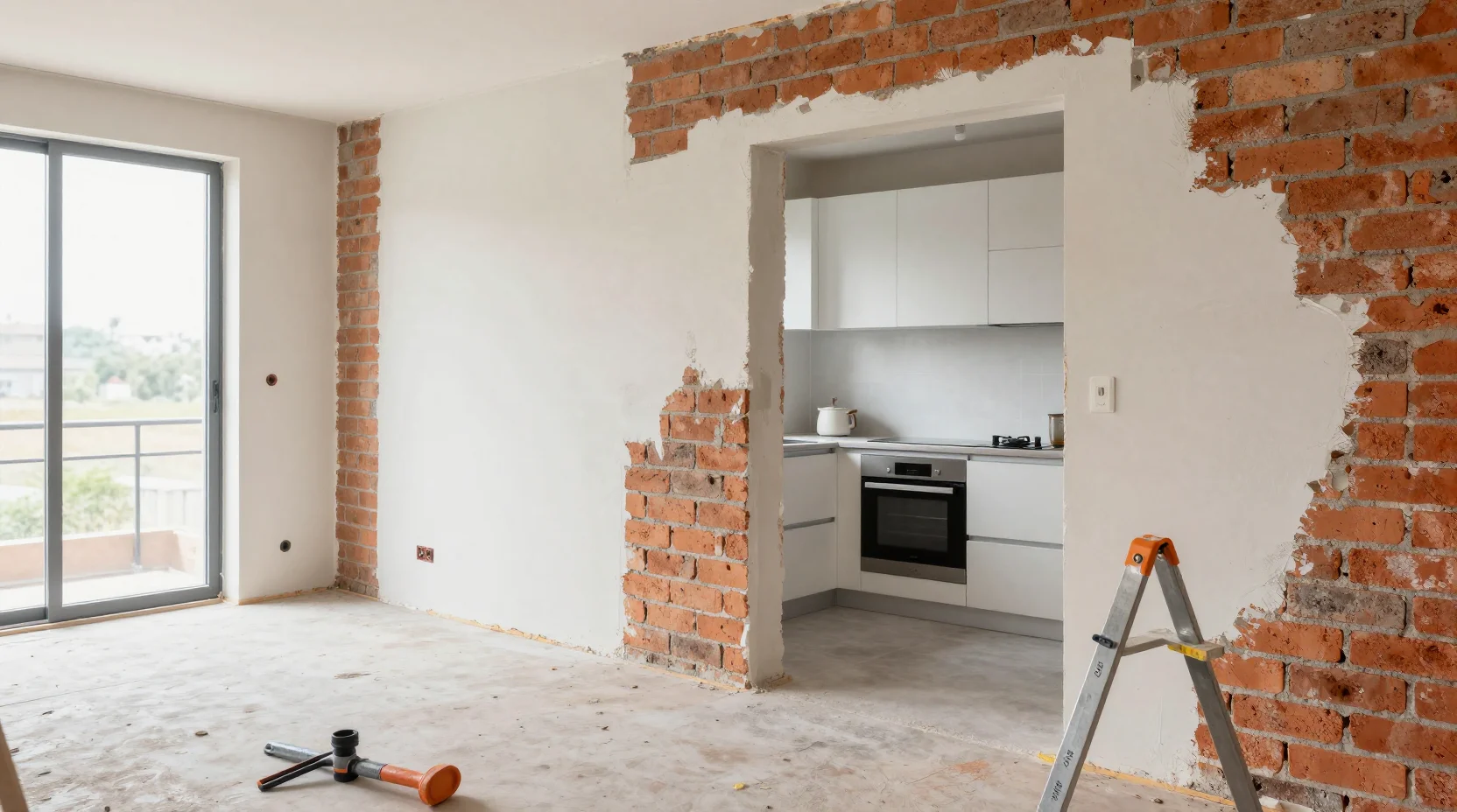 Rénovation complète d'un intérieur moderne