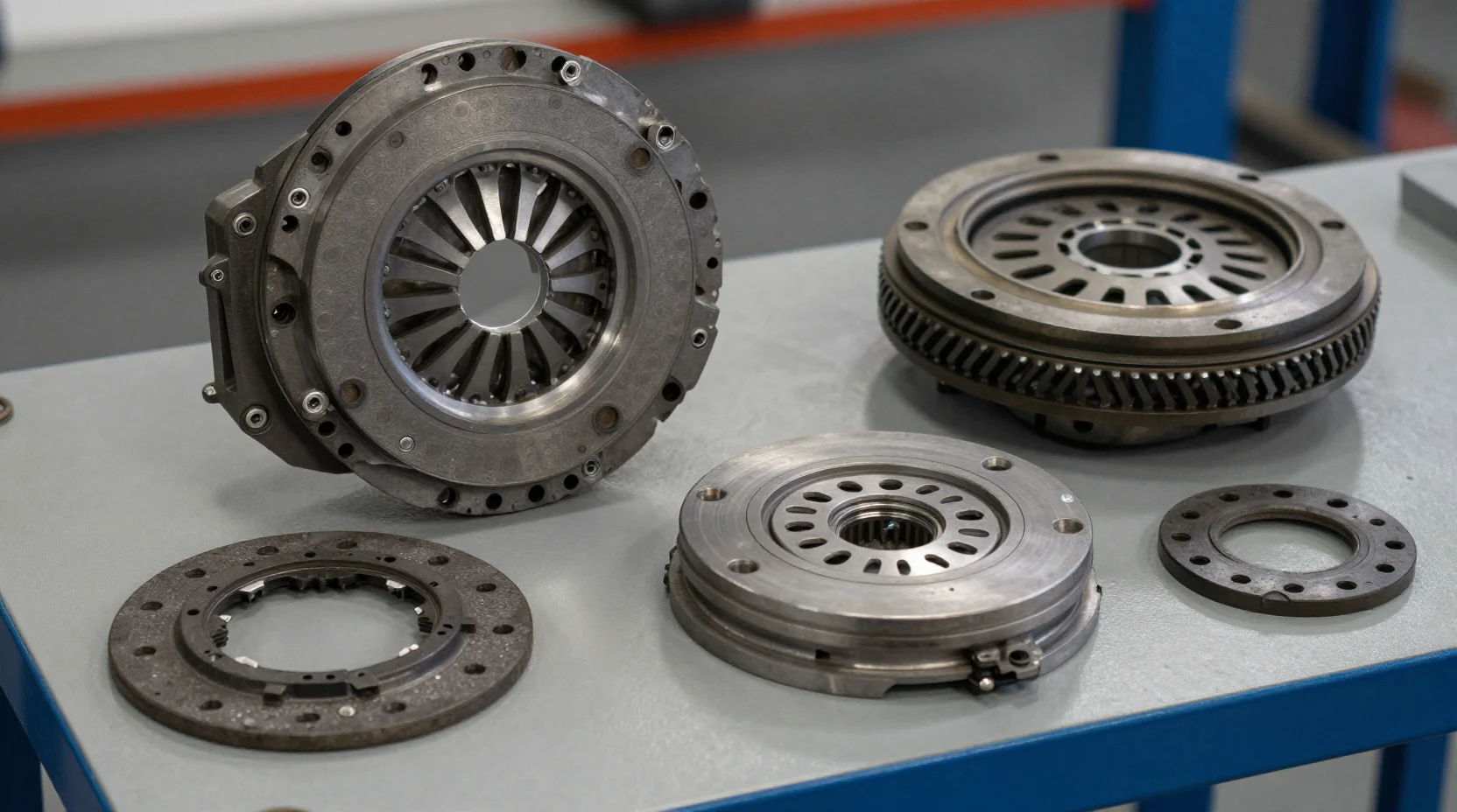New clutch assembly ready for installation