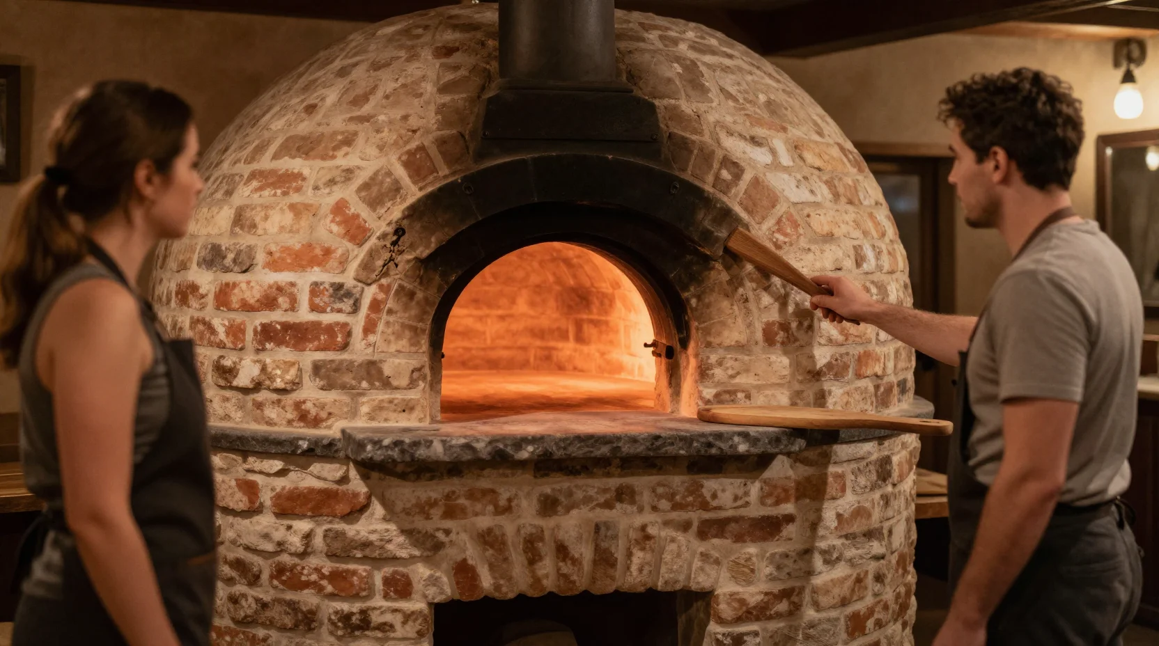 Le four traditionnel de la boulangerie