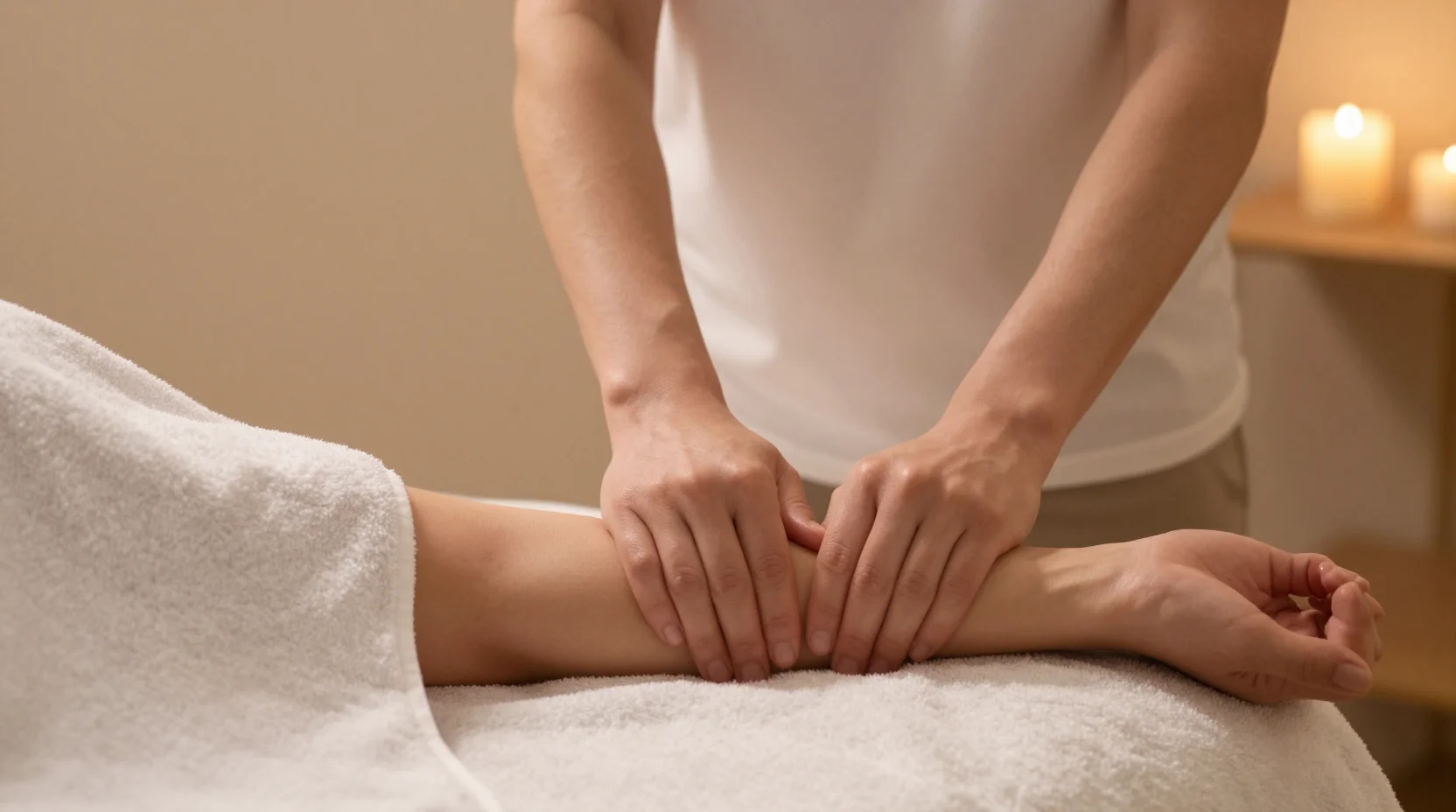 Séance de drainage lymphatique