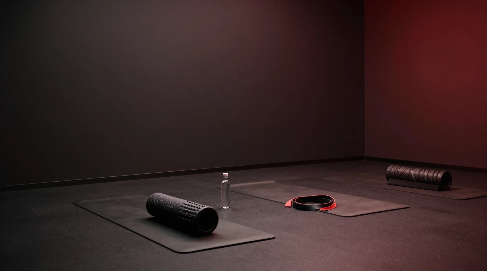 Stretching-Bereich mit Matten