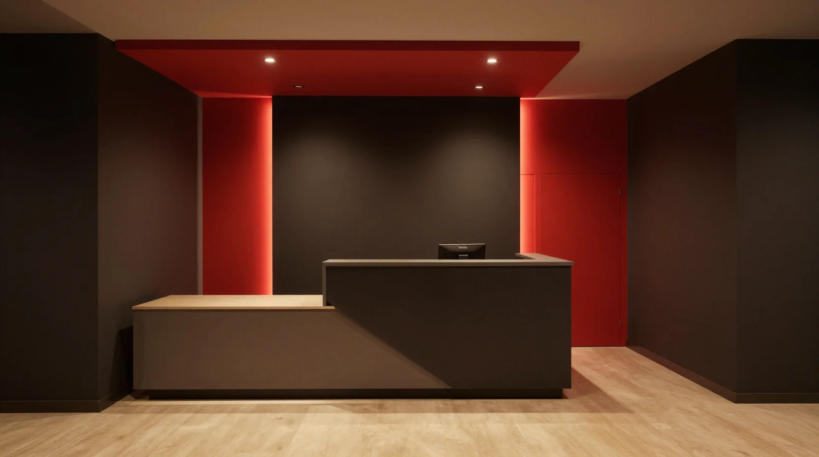 Studioeingang und Empfangsbereich